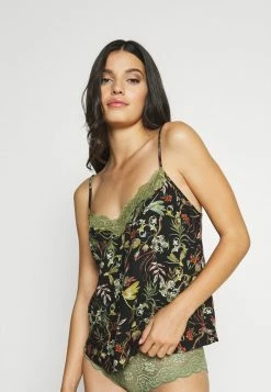 Discount โจ Hunkemöller CAMI DRAGONFLY - Pyjama Top - Black ๐