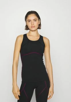 Top 10 ⌛ Hunkemöller SLIM TANK FLASH - Top - Black 🥰