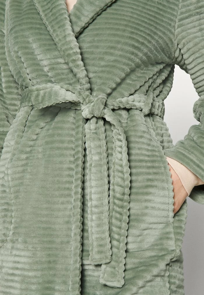 ROBE SHORT EMBOSSED - Dressing gown - green Best Sale 🤩 Hunkemöller ROBE SHORT EMBOSSED - 👗 Dressing Gown - Green 😉 -Hunkemöller Sales Store bffa8e268b234df69c8297b3f1cfe496