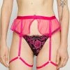 Best Pirce 😍 Hunkemöller COURTNEY TULLE GARTERBELT - Suspenders - Pink 😀