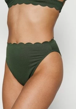 Buy 🎉 Hunkemöller SCALLOP HIGH LEG - 👙 Bikini Bottoms - Green 🤩 -Hunkemöller Sales Store cd18baa4d4de4fa593760662751ea84b