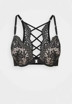 Budget 💯 Hunkemöller CARDI - Push-up Bra - Caviar 🎁 -Hunkemöller Sales Store d23b0e1b242943aab2421f34e825c23c