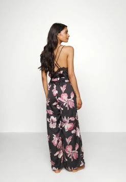 Best Pirce ⭐ Hunkemöller PALAZZO GRACEFUL ORCHID - Pyjama Bottoms - Black 🎁 -Hunkemöller Sales Store d2973cefe1d84026b6826790962de766