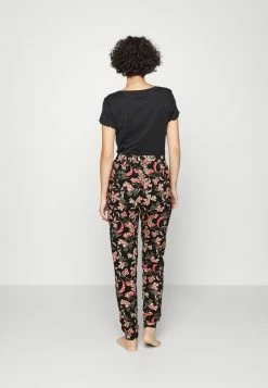 Flash Sale ❤️ Hunkemöller PANT UNEXPECTED FLOWER - Pyjama Bottoms - Black 👍 -Hunkemöller Sales Store d74310ba38094ba9a0b7e754d904f6a7