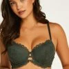 Hot Sale 🥰 Hunkemöller JOSEFINA - Push-up Bra - Green 🔔 -Hunkemöller Sales Store debff68ea450443eb6d017a03eb86101