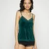 Best deal ✨ Hunkemöller CAMI VELOURS SCALLOP LACE - Undershirt - Deep Teal 🤩 -Hunkemöller Sales Store e2fe149c857e48e7aec2c3beae077b06