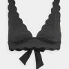 Flash Sale 😀 Hunkemöller SCALLOP TRIANGLE - 👙 Bikini Top - Nero 🛒 -Hunkemöller Sales Store e5071ce361974acf8777d59a5530393e