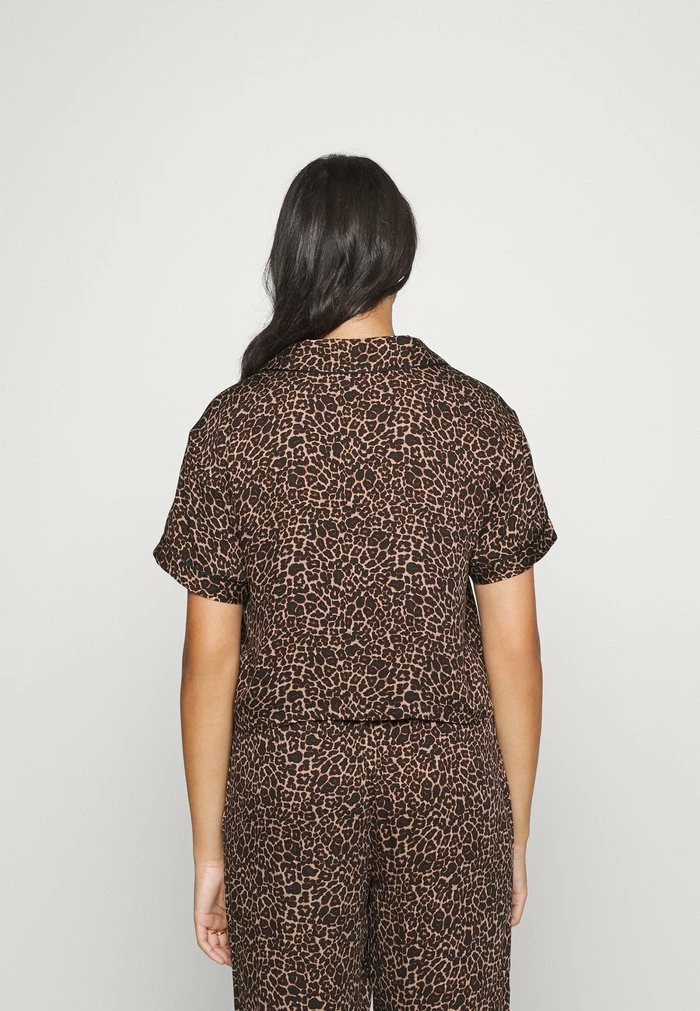 JACKET BOXY LEOPARD - Pyjama top - black Wholesale ❤️ Hunkemöller JACKET BOXY LEOPARD - Pyjama Top - Black ✔️ -Hunkemöller Sales Store e5d5e1ad4833434f840110e1295577c9