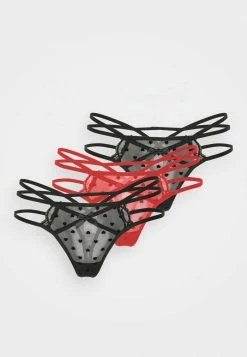 Deals 😉 Hunkemöller MELDA 3 PACK - Thong - Caviar ✨ -Hunkemöller Sales Store e89d352bd0794442985d948e1dc5f4f3