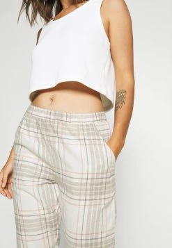 Best Sale 🔔 Hunkemöller PANT CHECK CUFF - Pyjama Bottoms - Beige 😍 -Hunkemöller Sales Store ea2881481b7142f397ef65e8f929b891