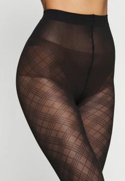 Outlet 💯 Hunkemöller CHECK - Tights - Black 👍 -Hunkemöller Sales Store ed8b264d4c654e26954cb1109f7df11b