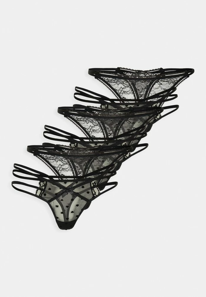 IRINA STRING 6 PACK - Thong - black Cheap 🎉 Hunkemöller IRINA STRING 6 PACK - Thong - Black 🥰 -Hunkemöller Sales Store eea6090be96b4218a83816ee93c88cb4