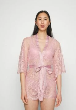 Cheapest 😀 Hunkemöller KIMONO ALLOVER LACE ISABELLA - 👗 Dressing Gown - Zephyr 😀