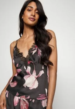 Deals ⭐ Hunkemöller CAMI GRACEFUL ORCHID - Pyjama Top - Black 🔥 -Hunkemöller Sales Store fe9679d72b4448f09dfc25c40b579be6
